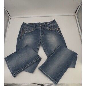 Miss me womens boot cut blue jeans size 29x34 A0056 Ask about *Bundles*